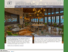 Tablet Screenshot of decortezrestaurant.com